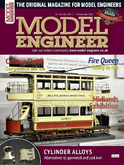 Title details for Model Engineer by Kelsey Publishing Ltd - Wait list